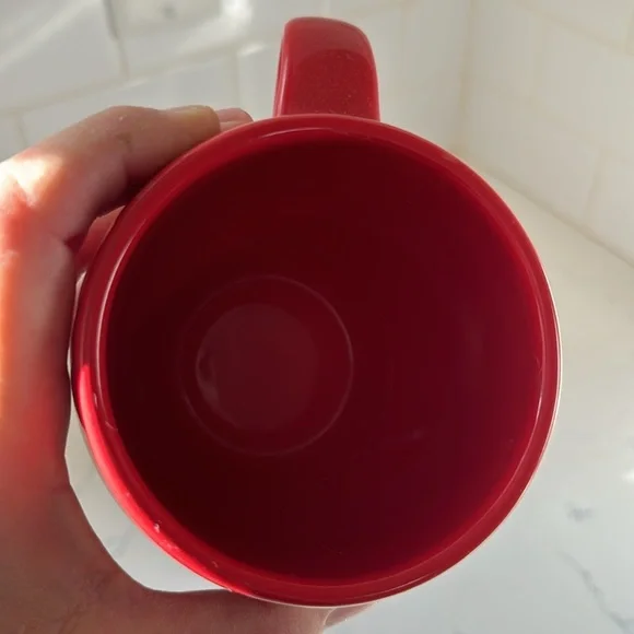 Starbucks Solid Red Coffee Mug 14 Oz (2005) - Picture 5 of 6